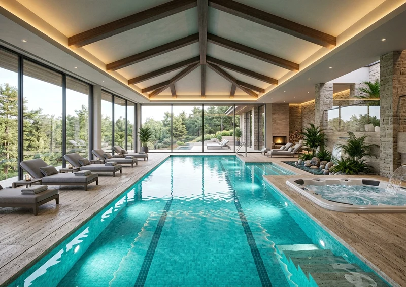 Eldeco 7 Peak Swimming Pool and Sports Clubhouse